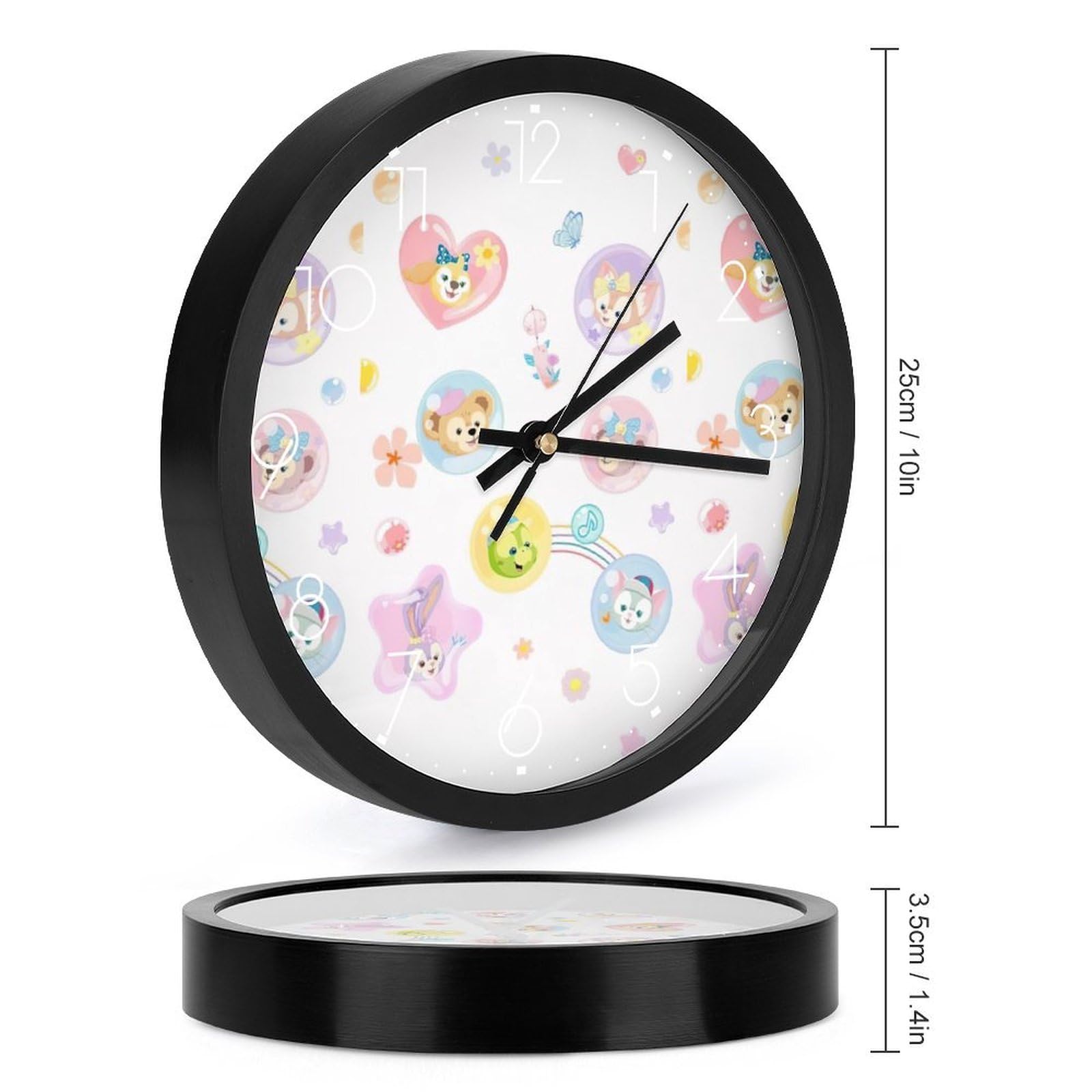 Amazon.co.jp: 時計 ダッフィー フレンズ 掛け時計 かけ時計 壁掛け